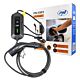 Portable charger PNI KW3, 16A, 3.5KW, for electric cars, 230V, single-phase, Type 2 cable and 5-pin IEC62 connector