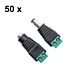 Set of 50 pcs PNI M02 Mother/Male Power Plugs for Surveillance Systems