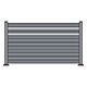 PNI MAB1200 aluminum fence sheet, 1.2 m long and 2 m high