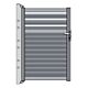 PNI MAB900 aluminum pedestrian gate, 0.9 m long and 1.5 m high