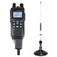 Portable CB radio station kit PNI Escort HP 92 multi standard 4W, 12-24V AM-FM with CB antenna PNI ML70 with magnet