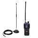 Portable CB radio station package PNI Escort HP 102 multi standard, 4W, 12V-24V, AM-FM with CB antenna PNI Extra 40 with magnets