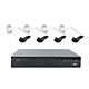 PNI House IPMAX POE22S video surveillance kit, NVR and 4 bullet cameras with 4MP