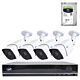 AHD PNI House PTZ1300 Full HD video surveillance kit package - NVR and 4 outdoor cameras 2MP full HD 1080P with HDD 1Tb incl