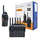 Kit of 6 portable radio stations PNI PMR R40 PRO batteries, chargers and headphones included