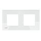 PNI RM202W glass double frame for PNI sockets