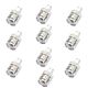 Set with 10 pieces PNI PL259 female to SMA male plug