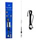 Antenne VHF300 Taxi 134-174 MHz – 136 Cm Avec Base Magnétique – Gain 4,5 DB – Pour Communication Radio Véhicule