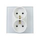 Built-in double socket