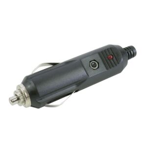 Right car cigarette lighter plug with diode