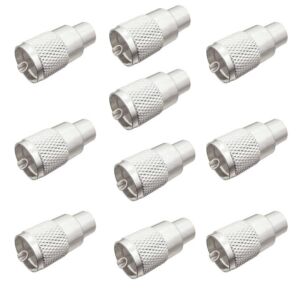 Set of 10 PNI PL259 plugs for RG213 cable, pin length 9 mm