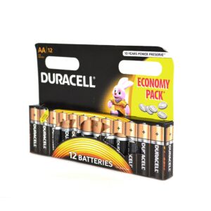 Duracell AA or R6 alkaline battery code 81267246 12bc blister