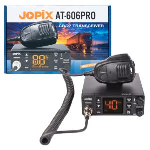 CB radio station JOPIX AT-606PRO ASQ, AM/FM, 4W, 12V-24V, PA, VOX, Noise Blanker