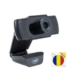 PNI CW1850 Full HD 1080P 2MP Webcam Package, USB, clip-on and sticky Flag Pad included