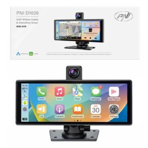 Car monitor with DVR PNI D1026 10.26 inch, wireless Carplay
