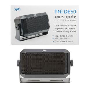 External speaker PNI DE50 5W for CB radio stations with 3.5 mm plug