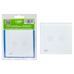 Double switch with touch and dimmer PNI SafeHome DIM202