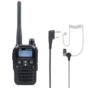 PNI DMR R45 portable radio station and headset with microphone
