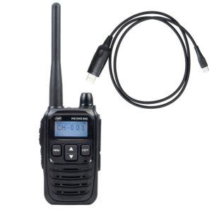 PNI DMR R45 portable radio station and programming cable