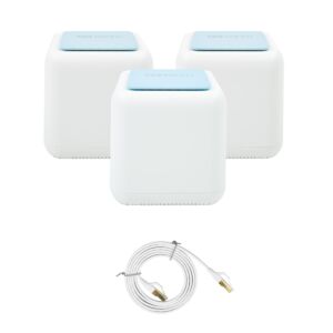 PNI GB1200 Gigabit Wi-Fi Mesh System Package and 1bc S/STP CAT8 flat network cable PNI U8015W 1.5m