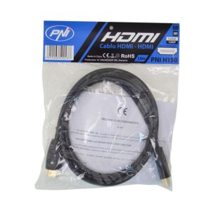HDMI PNI H150 High-Speed 1.4V cable, plug-plug, Ethernet, gold-plated, 1.5 m