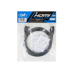 HDMI PNI H150 High-Speed 1.4V cable, plug-plug, Ethernet, gold-plated, 1.5 m