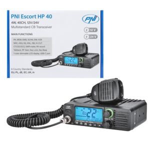 CB radio station PNI Escort HP 40 multistandard, 4W, AM, FM, 12-24V, ASQ, RF Gain