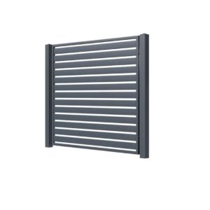 PNI MAB1200 aluminum fence sheet, 1.2 m long and 2 m high