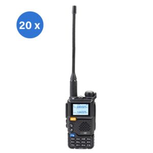 Bax with 20 pieces of portable VHF/UHF radio station PNI P18UV