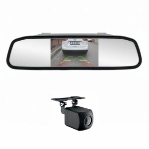PNI Escort P20S Wireless Parking System with 4.3inch Car Display in Rearview Mirror and Camera