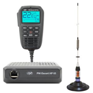 CB radio station package PNI Escort HP 65 ASQ and CB antenna PNI ML70 with magnet