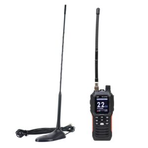 PNI Escort HP 102 Multi Standard Portable CB Radio Station, 4W, 12V-24V, AM-FM with PNI Extra 45 CB Antenna with Magnet