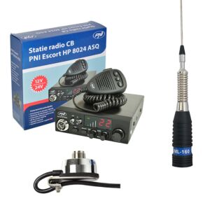 CBR CBI Station CBI ESCORT CB 8024 ASQ + CB PNI ML160 Antenna with T941 Support