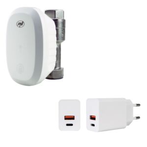 Package Intelligent water valve PNI SV180 PRO and PNI CHG300 power supply