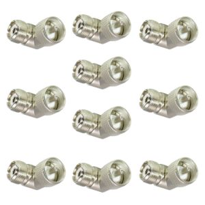 Set of 10 pieces 90 degree plug PNI PL male - PL female