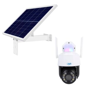 PNI House IP575 wireless video surveillance camera package and PNI PSF6020A photovoltaic solar panel
