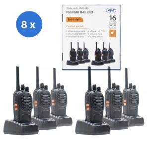 kit of 6 portable radio stations PNI PMR R40 PRO