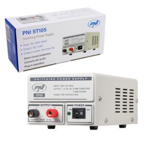 Switching voltage source PNI ST105, input 230V AC, output 12V DC, 5A